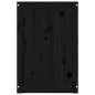 vidaXL Wäschetruhe Schwarz 88,5x44x66 cm Massivholz Kiefer vidaXL Wäschetruhe Schwarz 88,5x44x66 cm Massivholz Kiefer