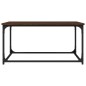 vidaXL Couchtisch Braun Eichen-Optik 80x50x40 cm Holzwerkstoff Eisen vidaXL Couchtisch Braun Eichen-Optik 80x50x40 cm Holzwerkstoff Eisen