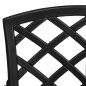 vidaXL Gartenstühle 4 Stk. Aluminiumguss Schwarz vidaXL Gartenstühle 4 Stk. Aluminiumguss Schwarz