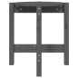 vidaXL Couchtisch Grau Ø 42,5x45 cm Massivholz Kiefer vidaXL Couchtisch Grau Ø 42,5x45 cm Massivholz Kiefer