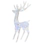 vidaXL LED-Rentier XXL Acryl Weihnachtsdeko 250 LED 180 cm Mehrfarbig vidaXL LED-Rentier XXL Acryl Weihnachtsdeko 250 LED 180 cm Mehrfarbig