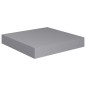 vidaXL Schwebende Wandregale 4 Stk. Grau 23x23,5x3,8cm MDF vidaXL Schwebende Wandregale 4 Stk. Grau 23x23,5x3,8cm MDF
