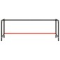 vidaXL Werkbankgestell Mattschwarz und Mattrot 220x57x79 cm Metall vidaXL Werkbankgestell Mattschwarz und Mattrot 220x57x79 cm Metall