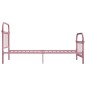 vidaXL Bettgestell Rosa Metall 90×200 cm vidaXL Bettgestell Rosa Metall 90×200 cm