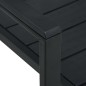 vidaXL Gartenstühle 2 Stk. Schwarz HDPE Holz-Optik vidaXL Gartenstühle 2 Stk. Schwarz HDPE Holz-Optik