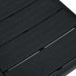 vidaXL Gartenstühle 2 Stk. Schwarz HDPE Holz-Optik vidaXL Gartenstühle 2 Stk. Schwarz HDPE Holz-Optik