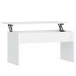 vidaXL Couchtisch Weiß 102x50,5x52,5 cm Holzwerkstoff vidaXL Couchtisch Weiß 102x50,5x52,5 cm Holzwerkstoff