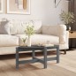 vidaXL Couchtisch Grau 87x48x35 cm Massivholz Kiefer vidaXL Couchtisch Grau 87x48x35 cm Massivholz Kiefer
