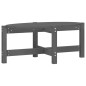 vidaXL Couchtisch Grau 87x48x35 cm Massivholz Kiefer vidaXL Couchtisch Grau 87x48x35 cm Massivholz Kiefer