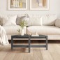 vidaXL Couchtisch Grau 87x48x35 cm Massivholz Kiefer vidaXL Couchtisch Grau 87x48x35 cm Massivholz Kiefer