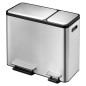 EKO Tretmülleimer EcoCasa 30 L+15 L Mattsilber EKO Tretmülleimer EcoCasa 30 L+15 L Mattsilber