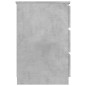 vidaXL Schreibtisch Betongrau 140x50x77 cm Holzwerkstoff vidaXL Schreibtisch Betongrau 140x50x77 cm Holzwerkstoff