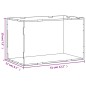 vidaXL Vitrine Transparent 31x17x19 cm Acryl vidaXL Vitrine Transparent 31x17x19 cm Acryl