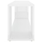 vidaXL TV-Schrank Hochglanz-Weiß 100x24x32 cm Holzwerkstoff vidaXL TV-Schrank Hochglanz-Weiß 100x24x32 cm Holzwerkstoff