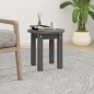 vidaXL Couchtisch Grau Ø 35x35 cm Massivholz Kiefer vidaXL Couchtisch Grau Ø 35x35 cm Massivholz Kiefer