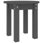 vidaXL Couchtisch Grau Ø 35x35 cm Massivholz Kiefer vidaXL Couchtisch Grau Ø 35x35 cm Massivholz Kiefer