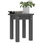 vidaXL Couchtisch Grau Ø 35x35 cm Massivholz Kiefer vidaXL Couchtisch Grau Ø 35x35 cm Massivholz Kiefer