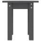vidaXL Couchtisch Grau Ø 35x35 cm Massivholz Kiefer vidaXL Couchtisch Grau Ø 35x35 cm Massivholz Kiefer