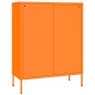 vidaXL Schubladenschrank Orange 80x35x101,5 cm Stahl vidaXL Schubladenschrank Orange 80x35x101,5 cm Stahl