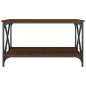 vidaXL Couchtisch Braun Eichen-Optik 80x50x45 cm Holzwerkstoff Eisen vidaXL Couchtisch Braun Eichen-Optik 80x50x45 cm Holzwerkstoff Eisen