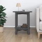 vidaXL Couchtisch Grau Ø 55x60 cm Massivholz Kiefer vidaXL Couchtisch Grau Ø 55x60 cm Massivholz Kiefer
