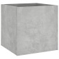 vidaXL Pflanzgefäß Betongrau 40x40x40 cm Holzwerkstoff vidaXL Pflanzgefäß Betongrau 40x40x40 cm Holzwerkstoff
