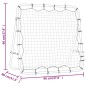 vidaXL Fußball-Rebounder Verstellbar 96x80x96 cm Stahl und PE vidaXL Fußball-Rebounder Verstellbar 96x80x96 cm Stahl und PE