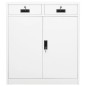 vidaXL Büroschrank Weiß 90x40x102 cm Stahl vidaXL Büroschrank Weiß 90x40x102 cm Stahl