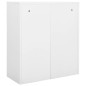 vidaXL Büroschrank Weiß 90x40x102 cm Stahl vidaXL Büroschrank Weiß 90x40x102 cm Stahl