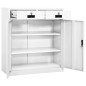 vidaXL Büroschrank Weiß 90x40x102 cm Stahl vidaXL Büroschrank Weiß 90x40x102 cm Stahl