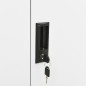 vidaXL Büroschrank Weiß 90x40x102 cm Stahl vidaXL Büroschrank Weiß 90x40x102 cm Stahl