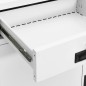 vidaXL Büroschrank Weiß 90x40x102 cm Stahl vidaXL Büroschrank Weiß 90x40x102 cm Stahl
