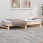vidaXL Tagesbett Ausziehbar 2x(80x200) cm Massivholz Kiefer vidaXL Tagesbett Ausziehbar 2x(80x200) cm Massivholz Kiefer