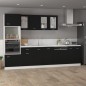 vidaXL Hängeschrank Schwarz 39,5x31x60 cm Holzwerkstoff vidaXL Hängeschrank Schwarz 39,5x31x60 cm Holzwerkstoff