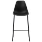 vidaXL Barhocker 4 Stk. Schwarz Kunststoff vidaXL Barhocker 4 Stk. Schwarz Kunststoff