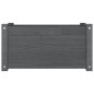 vidaXL Pflanzkübel Grau 60x31x31 cm Massivholz Kiefer vidaXL Pflanzkübel Grau 60x31x31 cm Massivholz Kiefer