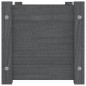 vidaXL Pflanzkübel Grau 60x31x31 cm Massivholz Kiefer vidaXL Pflanzkübel Grau 60x31x31 cm Massivholz Kiefer