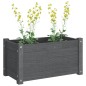 vidaXL Pflanzkübel Grau 60x31x31 cm Massivholz Kiefer vidaXL Pflanzkübel Grau 60x31x31 cm Massivholz Kiefer