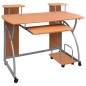 vidaXL Computertisch Braun 110x52x88,5 cm Holzwerkstoff vidaXL Computertisch Braun 110x52x88,5 cm Holzwerkstoff