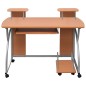 vidaXL Computertisch Braun 110x52x88,5 cm Holzwerkstoff vidaXL Computertisch Braun 110x52x88,5 cm Holzwerkstoff