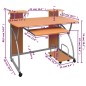 vidaXL Computertisch Braun 110x52x88,5 cm Holzwerkstoff vidaXL Computertisch Braun 110x52x88,5 cm Holzwerkstoff