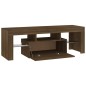vidaXL TV-Schrank mit LED-Leuchten Braun Eichen-Optik 120x35x40 cm vidaXL TV-Schrank mit LED-Leuchten Braun Eichen-Optik 120x35x40 cm