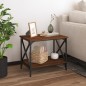vidaXL Beistelltisch Braun Eichen-Optik 55x38x45 cm Holzwerkstoff vidaXL Beistelltisch Braun Eichen-Optik 55x38x45 cm Holzwerkstoff