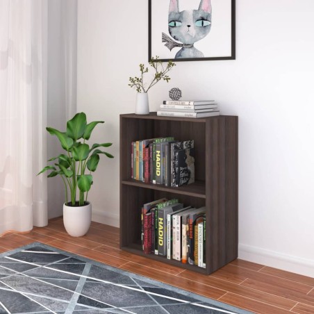vidaXL Bücherregal Holzwerkstoff 60x31x78 cm Grau Sonoma-Eiche