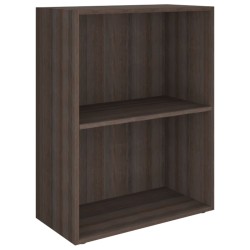 vidaXL Bücherregal Holzwerkstoff 60x31x78 cm Grau Sonoma-Eiche