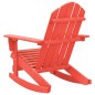 vidaXL Adirondack-Schaukelstuhl Massivholz Tanne Rot vidaXL Adirondack-Schaukelstuhl Massivholz Tanne Rot