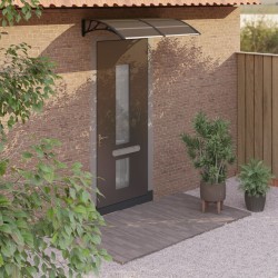 vidaXL Türvordach Schwarz 150x80 cm Polycarbonat