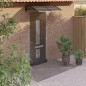 vidaXL Türvordach Schwarz 150x80 cm Polycarbonat vidaXL Türvordach Schwarz 150x80 cm Polycarbonat