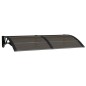 vidaXL Türvordach Schwarz 150x80 cm Polycarbonat vidaXL Türvordach Schwarz 150x80 cm Polycarbonat