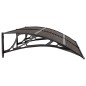 vidaXL Türvordach Schwarz 150x80 cm Polycarbonat vidaXL Türvordach Schwarz 150x80 cm Polycarbonat